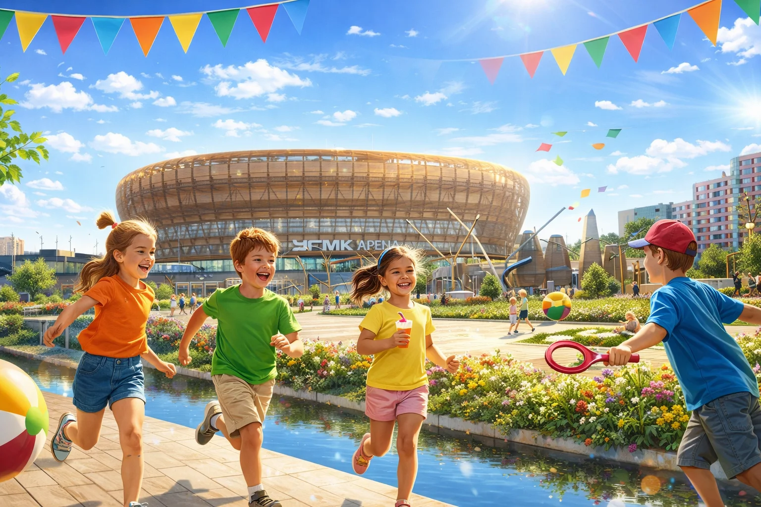 «Лето на Арене»: старт заявок на организацию летних городских лагерей 